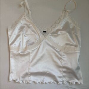 H&M Cream Lace Cami Top